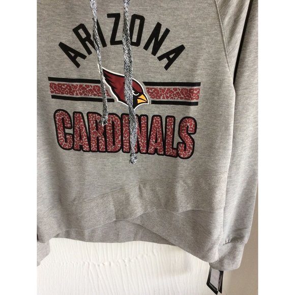 NWT, Arizona Cardinals NFL, Junior Size M, Hood Sweatshirt, Really Cute Design! - Picture 3 of 10